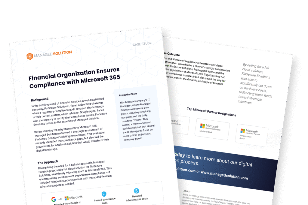 google to microsoft migration case study