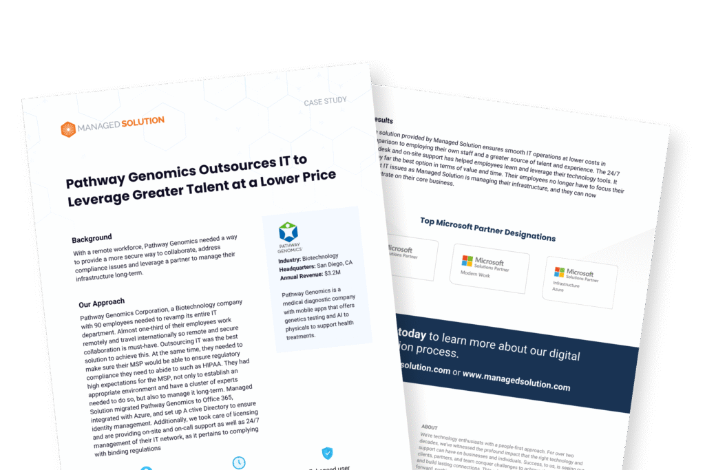 case study: overcoming IT challenges in biotech with managed IT services for life sciences