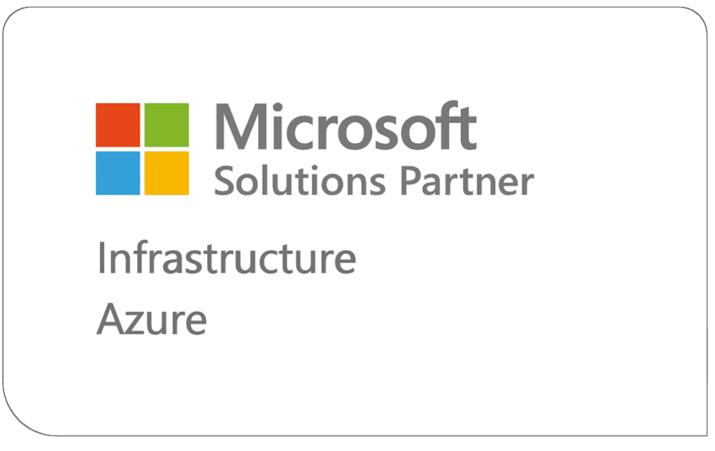 Microsoft solutions partner Microsoft Azure Infrastructure badge