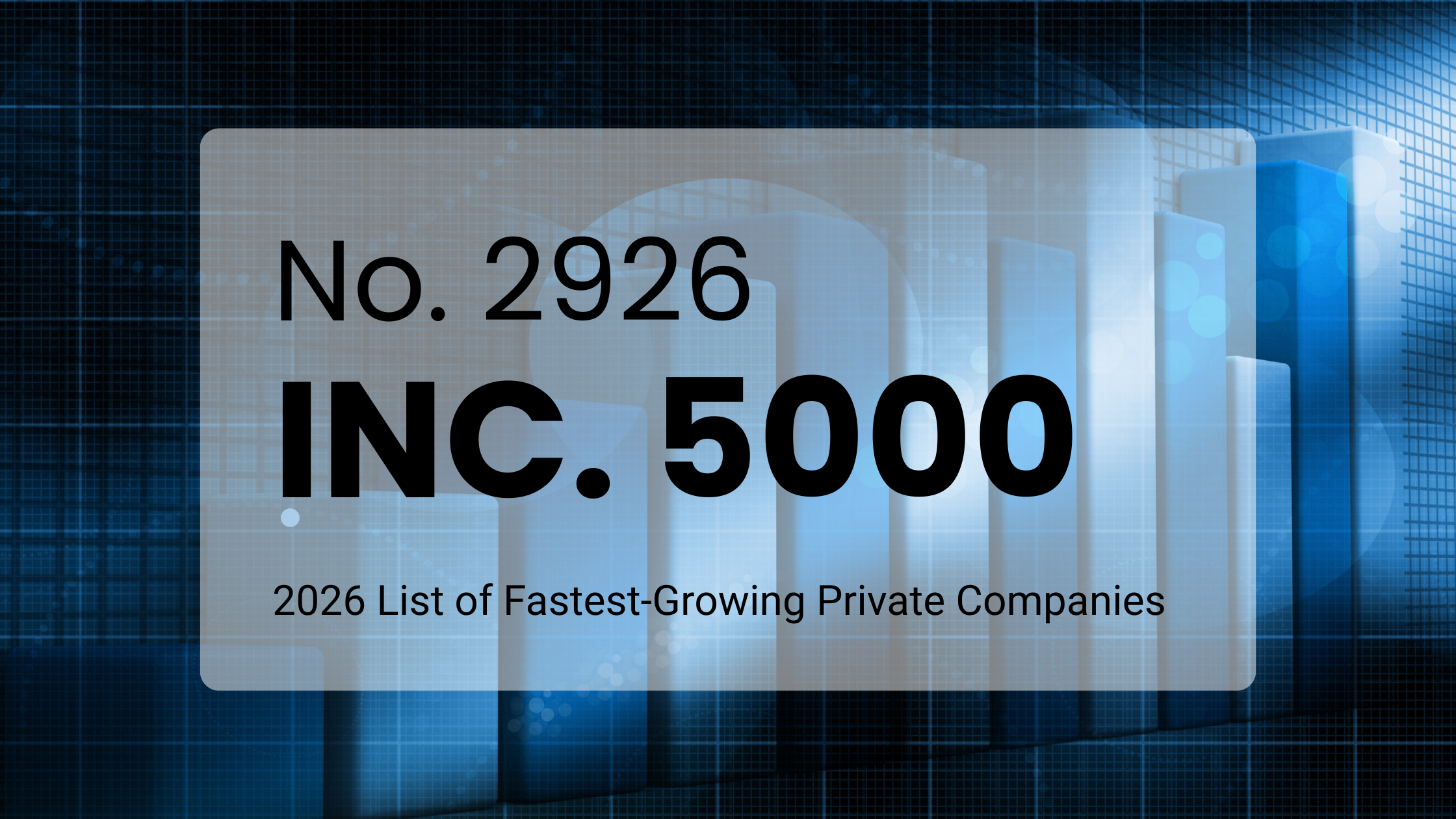 INC 5000 list of fastest growing private companies in America 2026